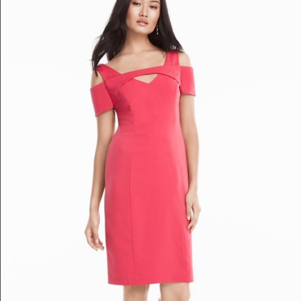 WHBM Cold Shoulder Dress